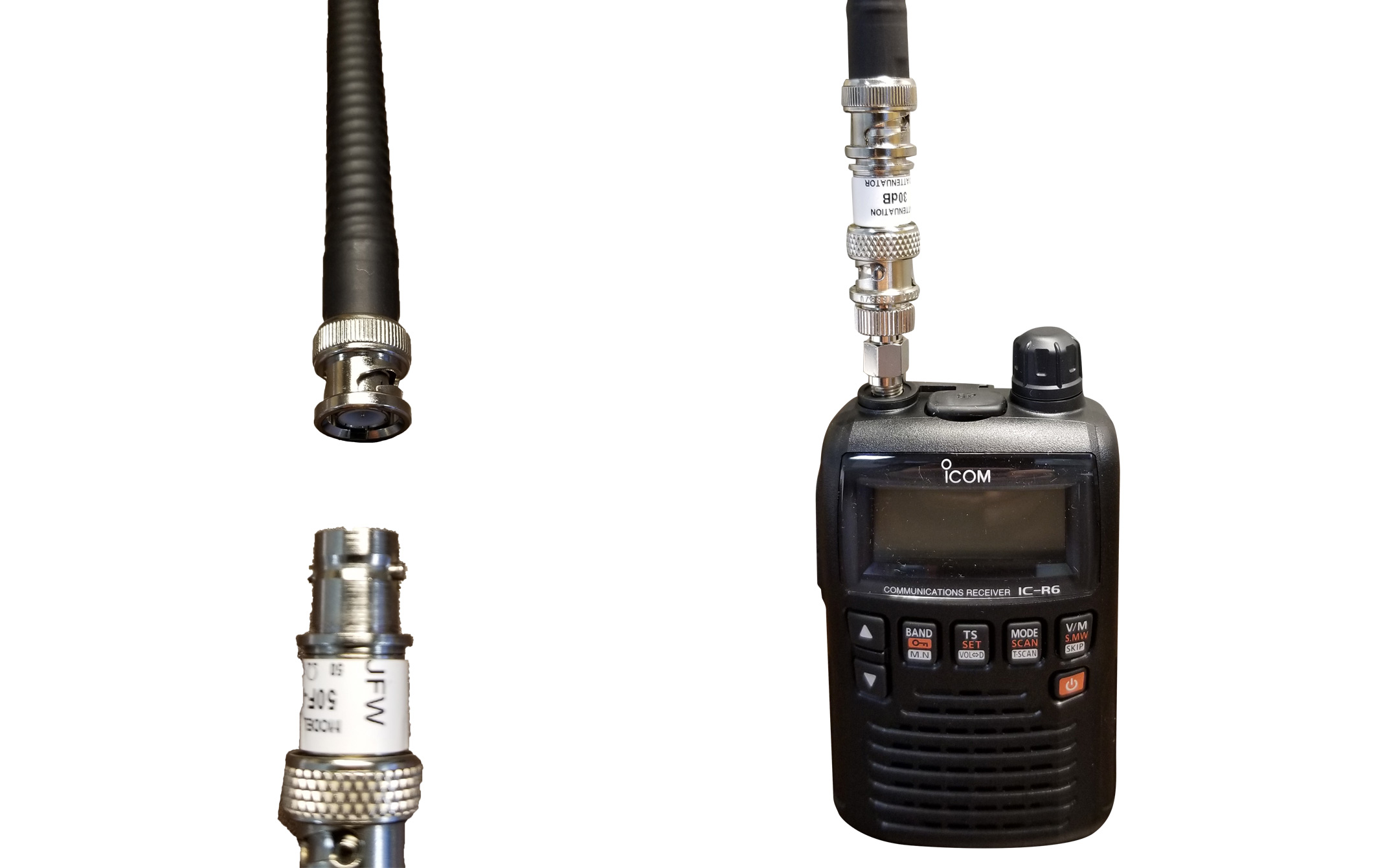 Signal coverage test: ICOM IC-R6 Handheld Communications Receiver